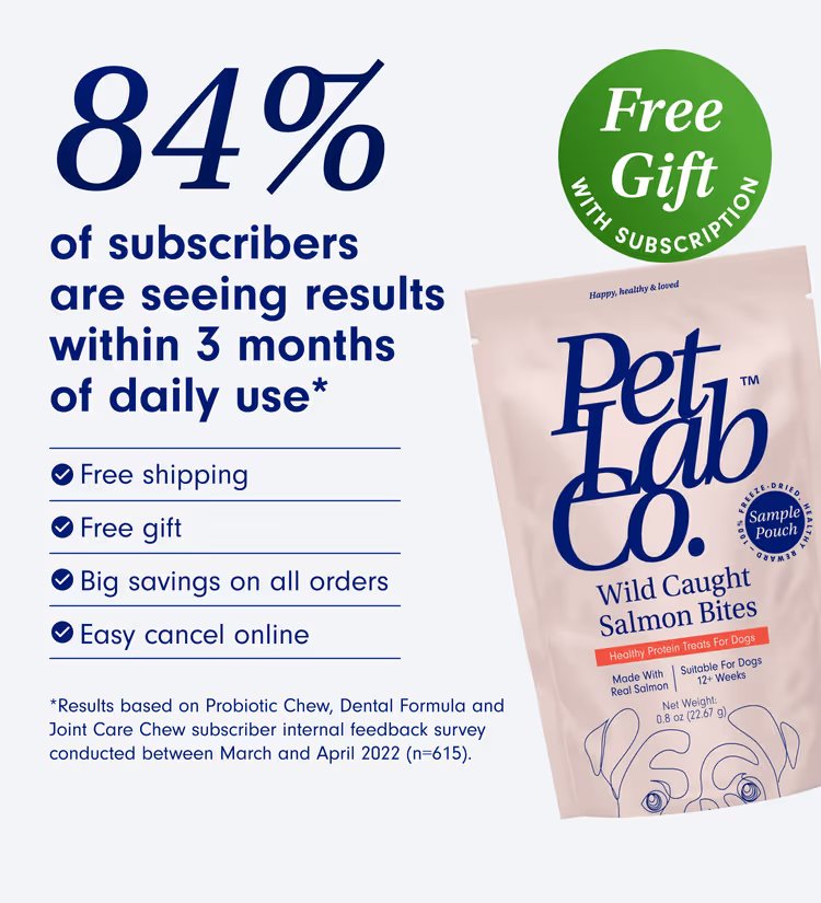 Allergy & Immune Chews - Dog Probiotics for Seasonal Allergies